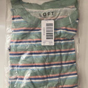 LOFT Striped Surf Tee (L)